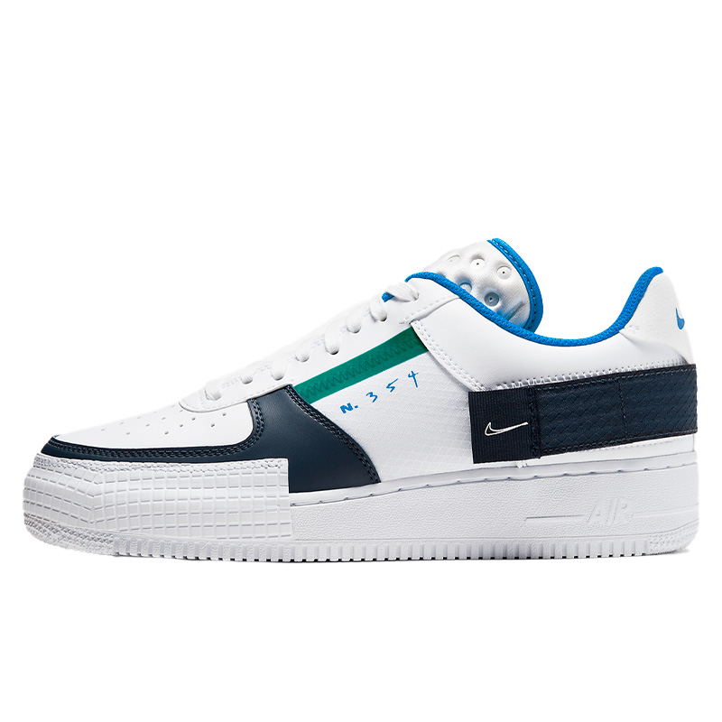 Nike Air Force 1 Type White Obsidian CQ2344 100