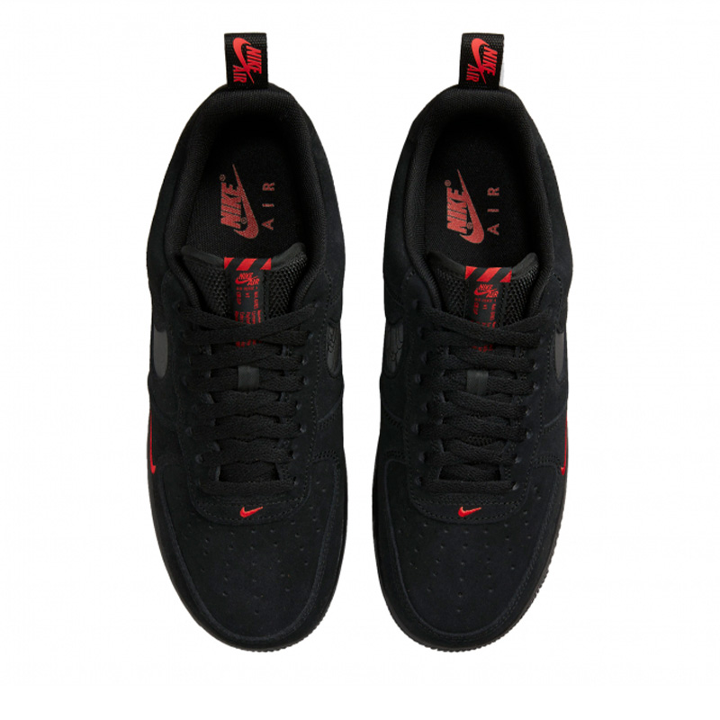 Nike air force 1 black reflective outlet