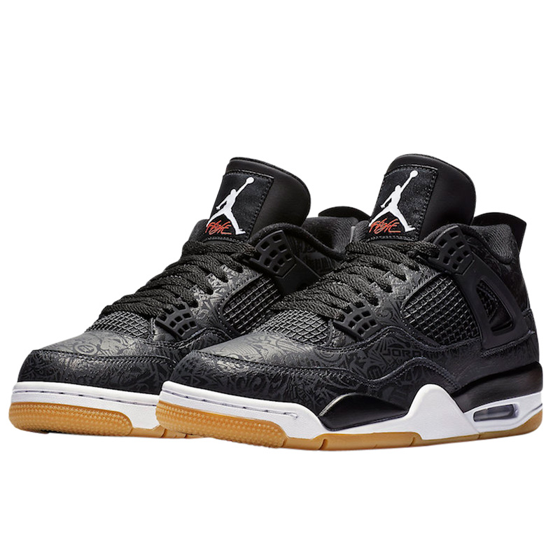 Jordan 4 Laser Black Gum Winter