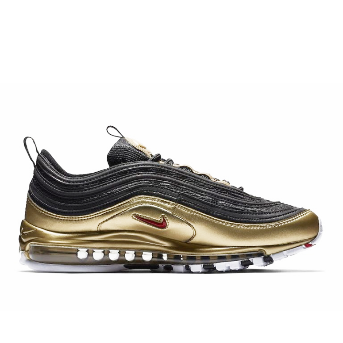 Nike Air Max 97 Black Metallic Gold AT5458 002