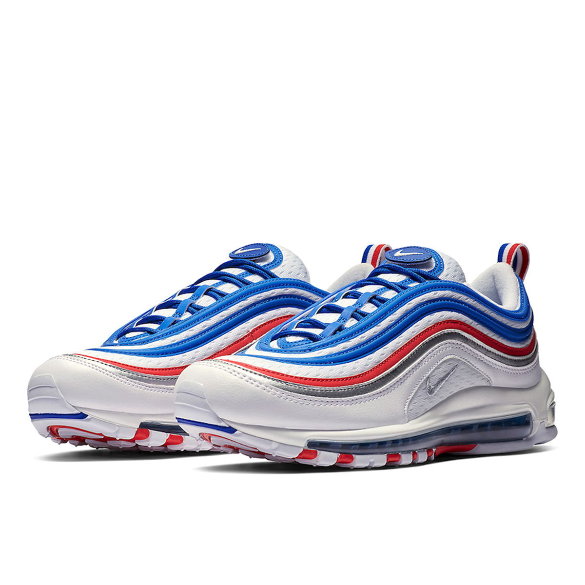 Grey red air max 97 on sale