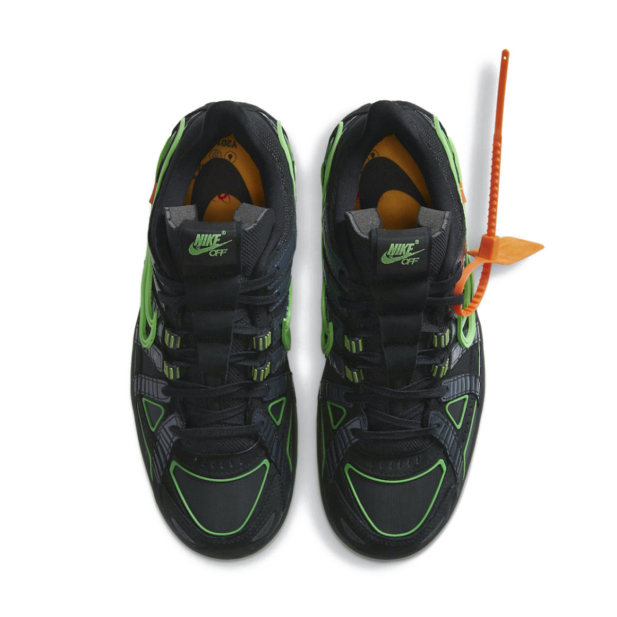 Nike Air Rubber Dunk Off White Green Strike CU6015 001