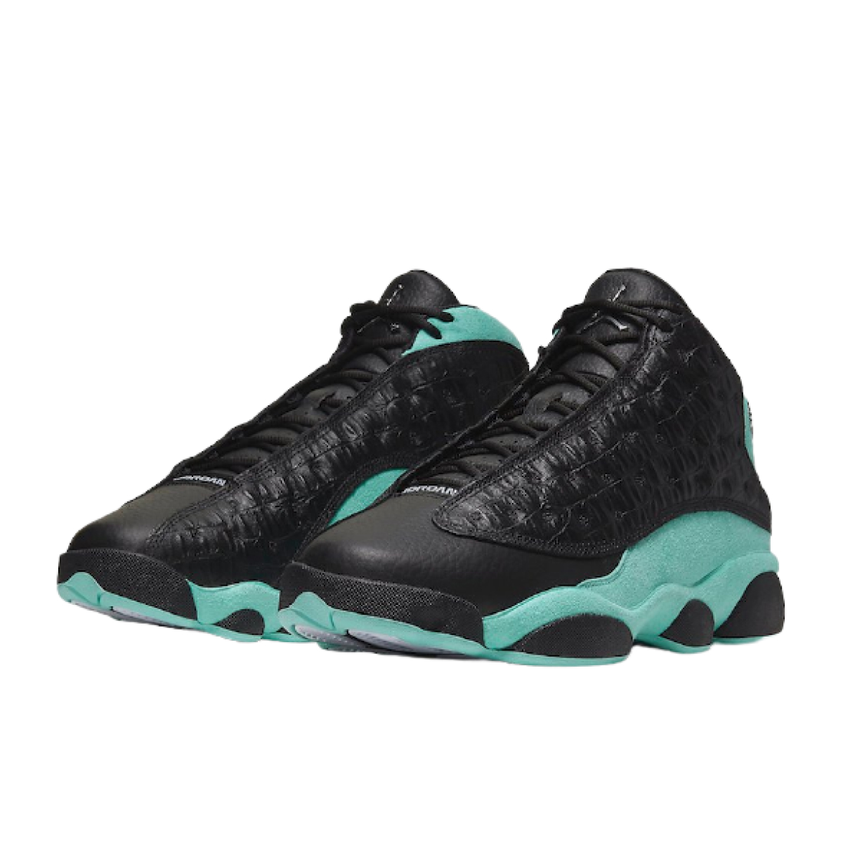 Retro 13 green and black sales