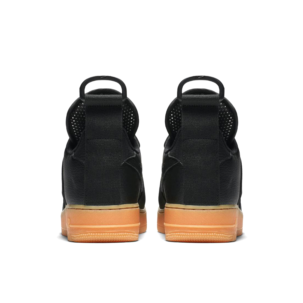 Nike air force 1 black white gum discount
