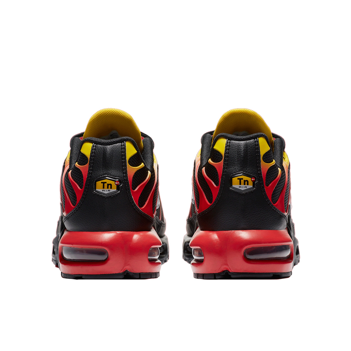 Nike air max plus black red yellow deals