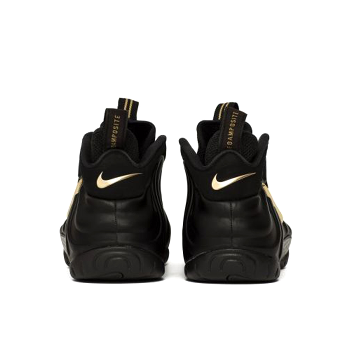 624041 009 Air Foamposite Pro Black Metallic Gold