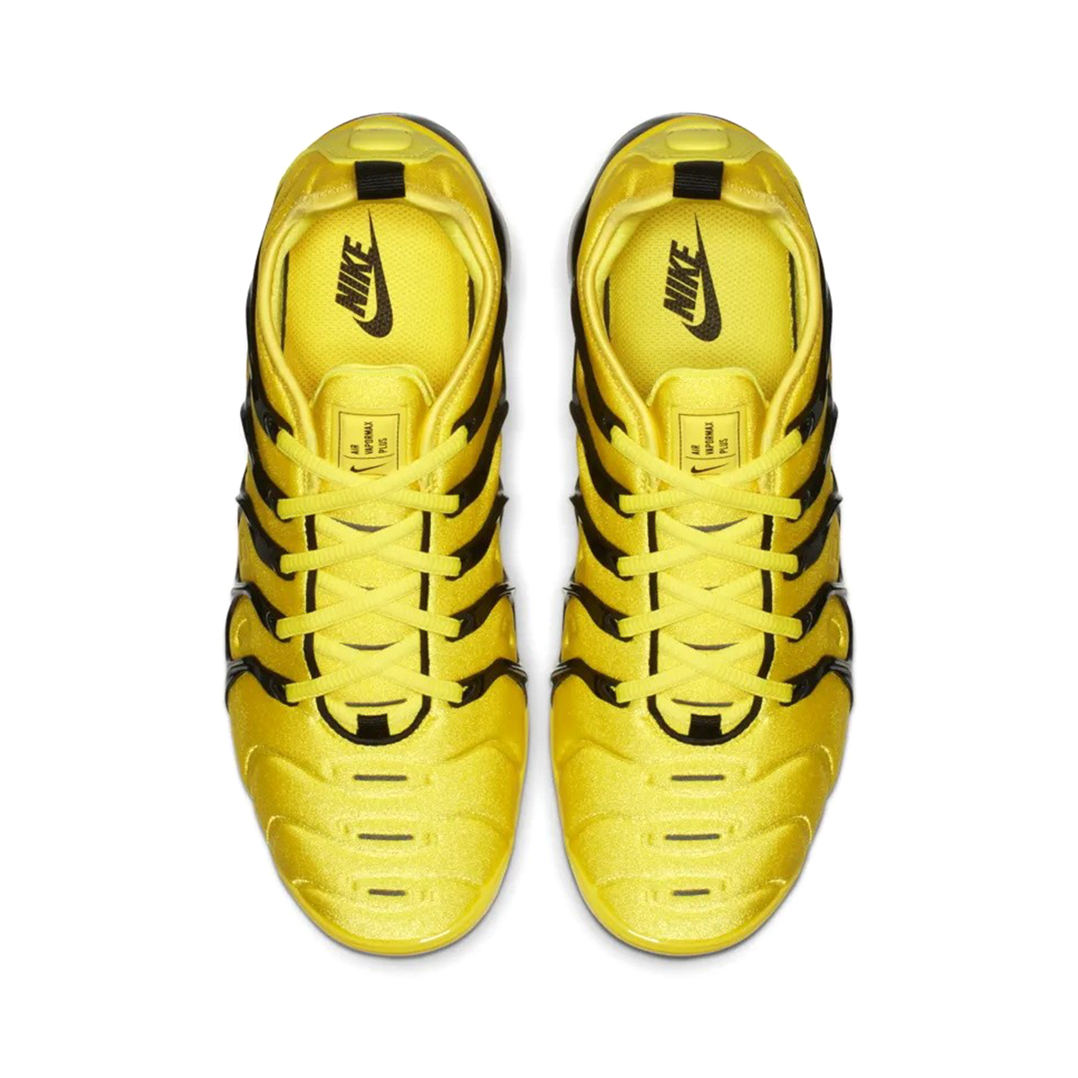 Vapormax plus yellow and black best sale